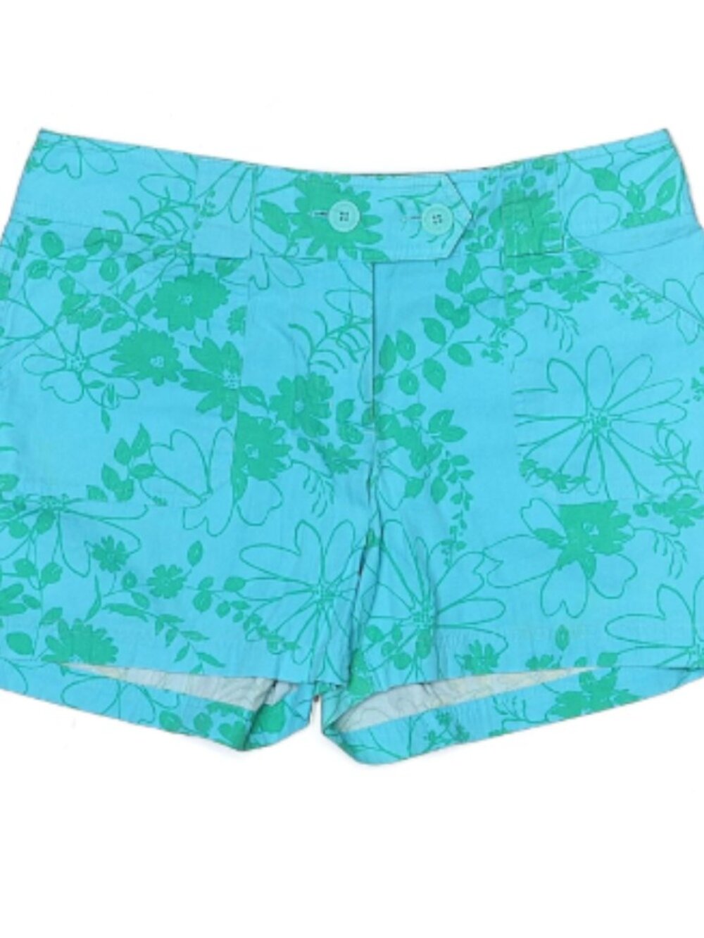 New York & Company Floral Print Casual Shorts